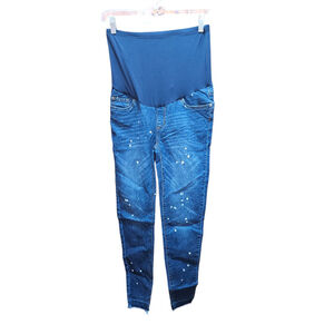 Women's oh! mamma Denim Maternity Jeans Size M Blue